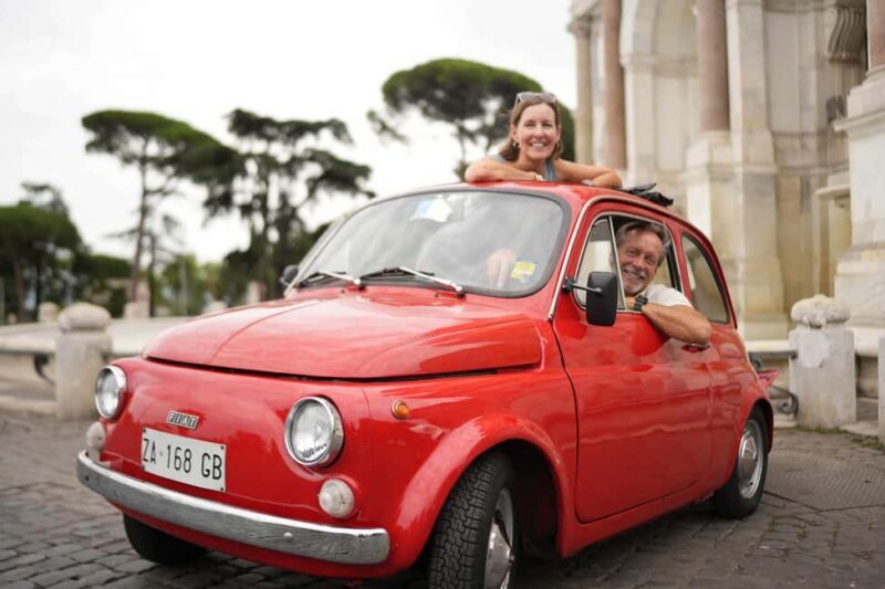 Rome: Ciao Bella Fiat 500 Vintage Journey with Aperol Spritz - What to Expect from the Fiat 500 Tour