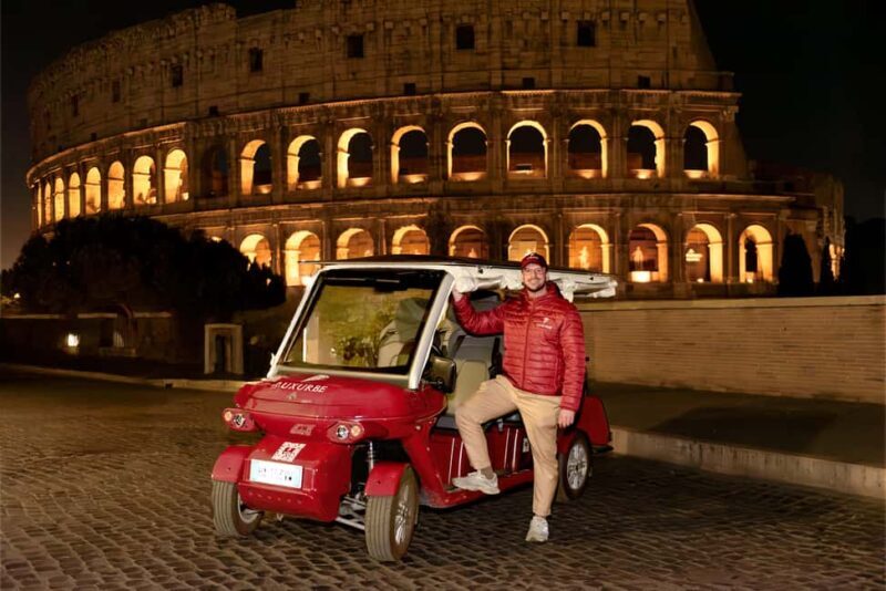 Rome: City Golf Cart at Night Tour - Key Points