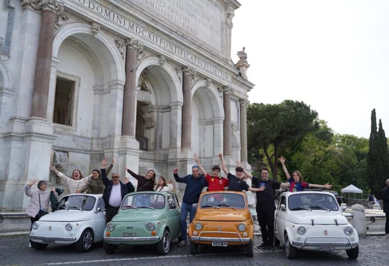 Rome: City Tour in a Retro Fiat 500 with Photo Stops - What’s Included & Practical Details
