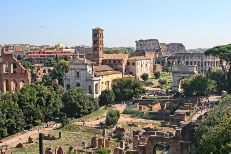 Rome: Colosseum, Forum, & Palatine Hill with Audio Guide - Walking Through the Roman Forum