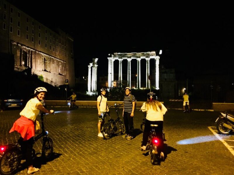 Rome: E-Bike Night Tour with Food & Wine Option - The Sum Up