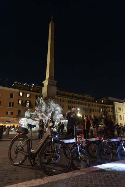 Rome: E-Bike Night Tour with Food & Wine Option - FAQ