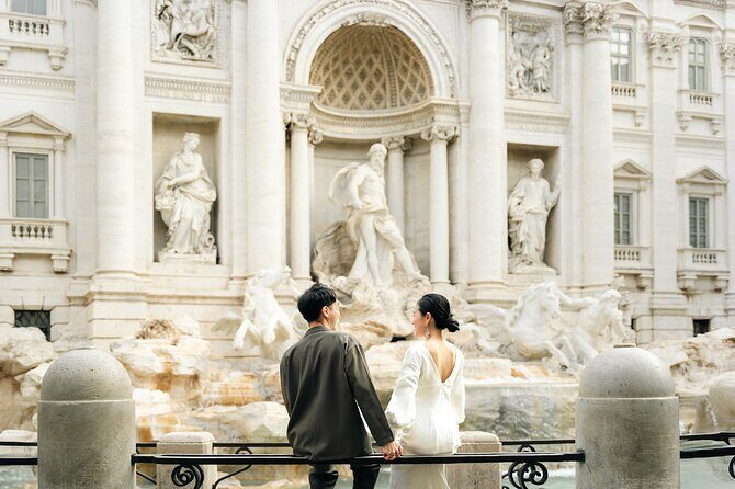 Rome Early Morning Private Photoshoot at the Trevi Fountain - Key Points