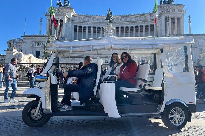 Rome Electric Tuk-Tuk Private City Tour - The Itinerary: What You Can Expect
