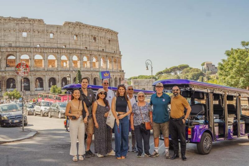 Rome: Explore the City in Comfort on a Guided Golf Cart Tour - Key Points
