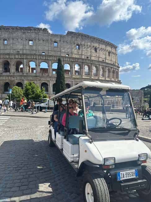 Rome: Golf Car Tour for Cruise Passengers - FAQ