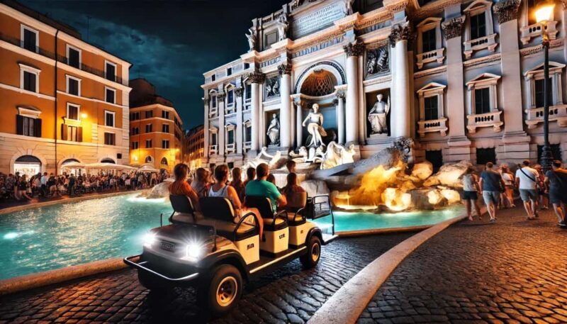 Rome: Golf Cart Night Pick up Tour - Exploring Rome by Golf Cart: The Experience