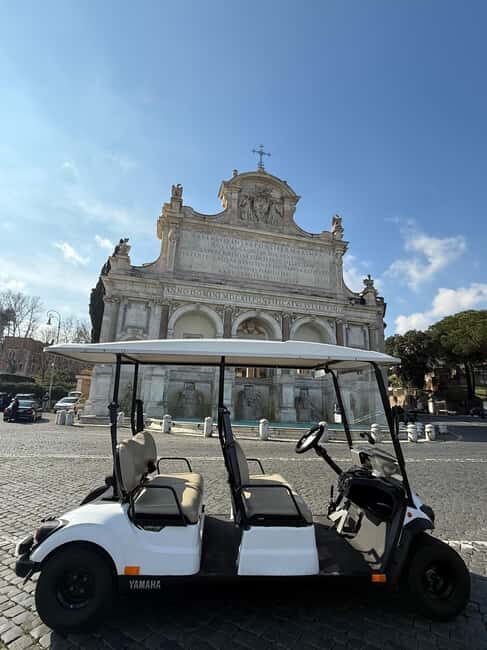 Rome: Golf Cart Sightseeing Pick up Tour - Key Points