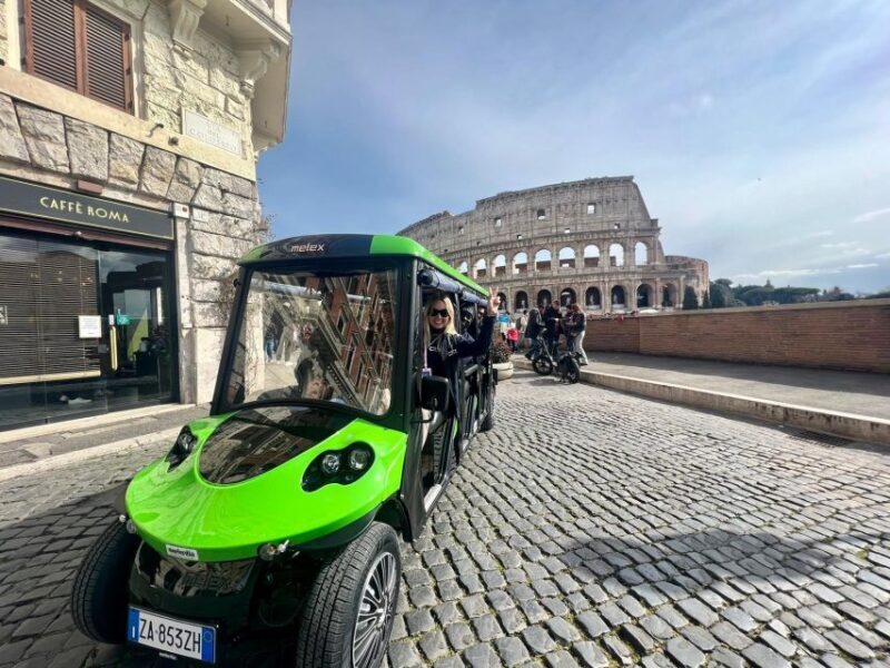 Rome: Golf Cart Tour with Artisanal Gelato Tasting - Exploring Rome in a Golf Cart: What You Can Expect