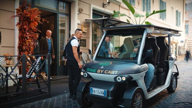 Rome: Golf Cart & Virtual Reality Experience w/ Food Tasting - Key Points