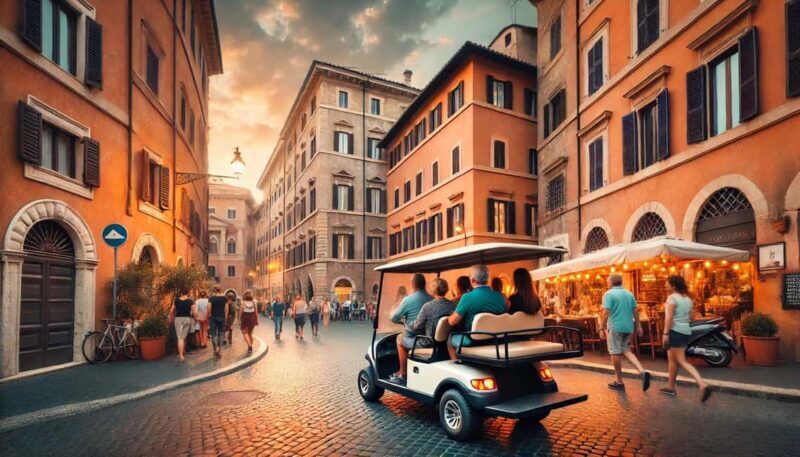 Rome: Guided Golf Cart Tour with Pickup - Key Points