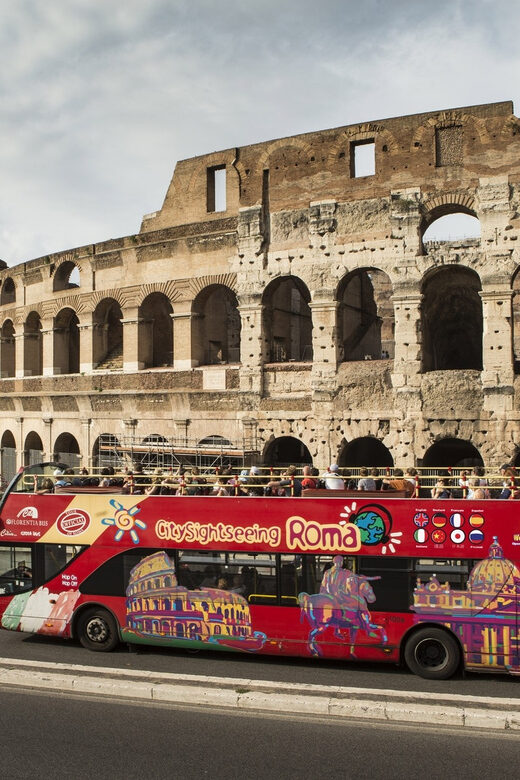 Rome: Hop-on Hop-off Bus Tour and Colosseum Experience - Key Points