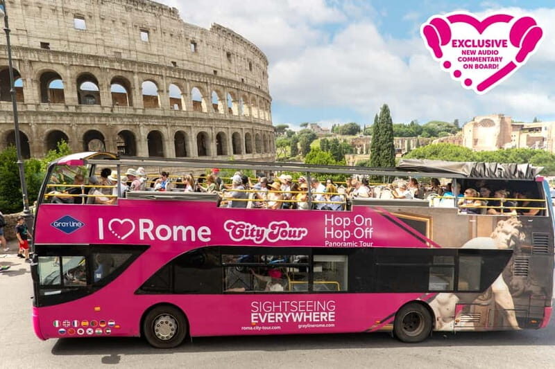 Rome: Hop-on Hop-off Sightseeing Bus Tour with Audioguide - The Route Breakdown