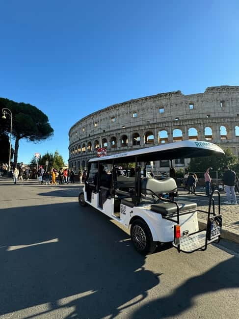 Rome in 3hours with Private Golf Cart tour and food tasting - How the Tour Works: What to Expect
