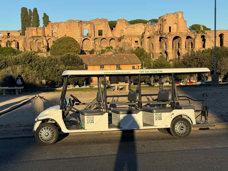 Rome in 3hours with Private Golf Cart tour and food tasting - Food Tasting and Local Flavors