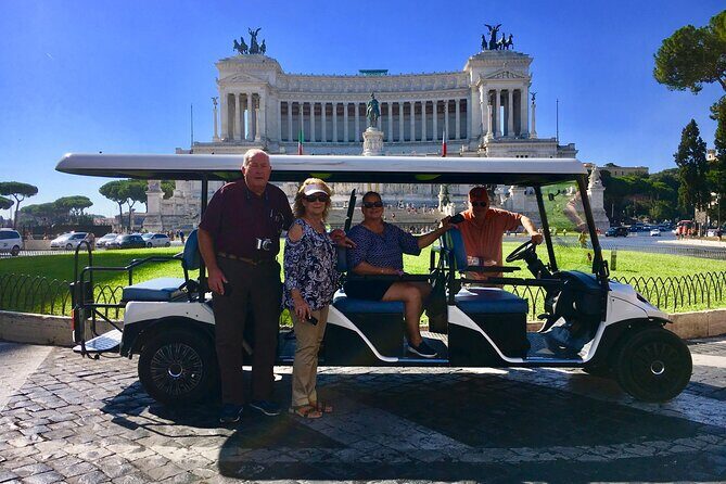 Rome in Golf Cart 4 hours Private Tour with Pickup from hotel - What the Tour Offers