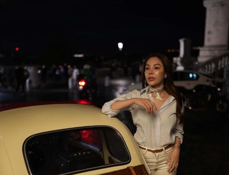 Rome: Night photosession in a Fiat 500 with Aperol Spritz - Key Points