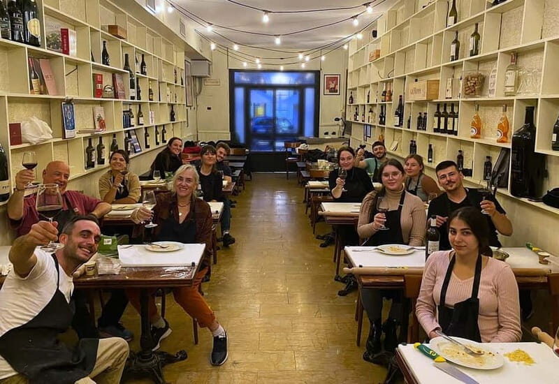 Rome: Pasta Cooking Class with Wine, Coffee, and Limoncello - Key Points