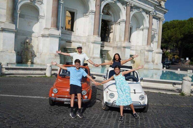 Rome: Photography service with Vintage Fiat 500 Tour - Key Points
