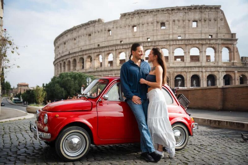 Rome: Photoshoot Service with Vintage Fiat 500 - Experiencing Rome in a Vintage Fiat 500