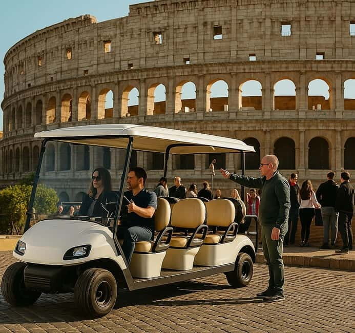 Rome: Private and Personalized Golf Cart Tour with Gelato - What to Expect from This Tour