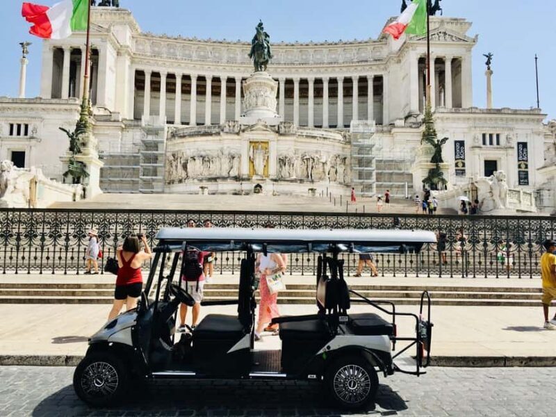 Rome: Private City Sightseeing Tour by Golf Cart - Key Points