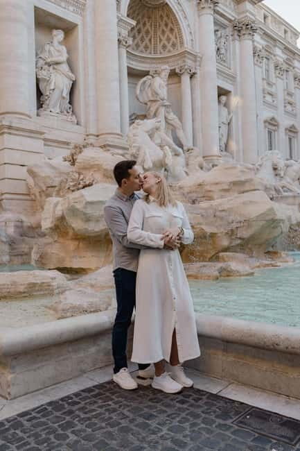 Rome: Private photoshoot at the Trevi Fountain Golden Hour - The Value for Money