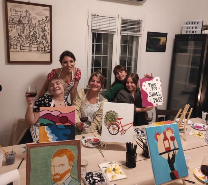 Rome: Small-Group Art Class with Wine - Things to Keep in Mind