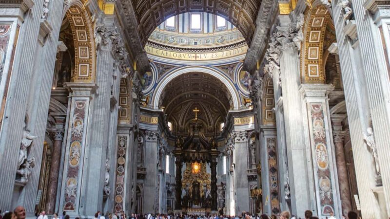 Rome: St. Peters Basilica & Papal Tombs Entry Ticket - FAQs
