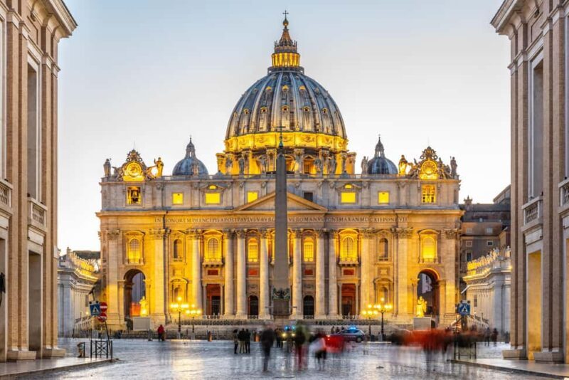 Rome: St. Peters Basilica Reserved Entrance + Audio Guide - Key Points