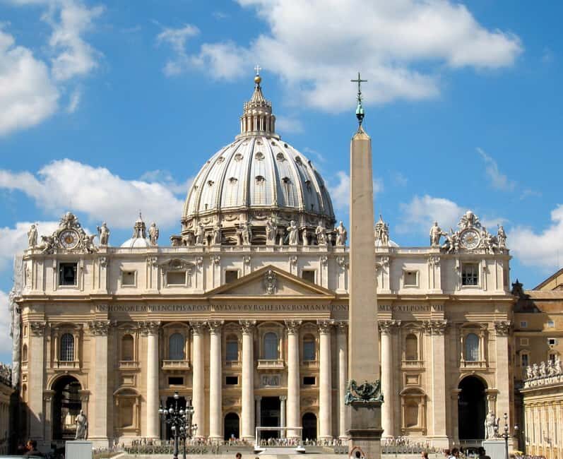 Rome: St.Peters Basilica, Tombs & Dome Tour Entry Ticket - Price and Value