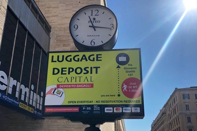 Rome Termini Station Luggage Storage - Key Points