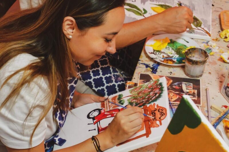 Rome: Tipsy Painting Class with Fine Wine and Arts - Key Points