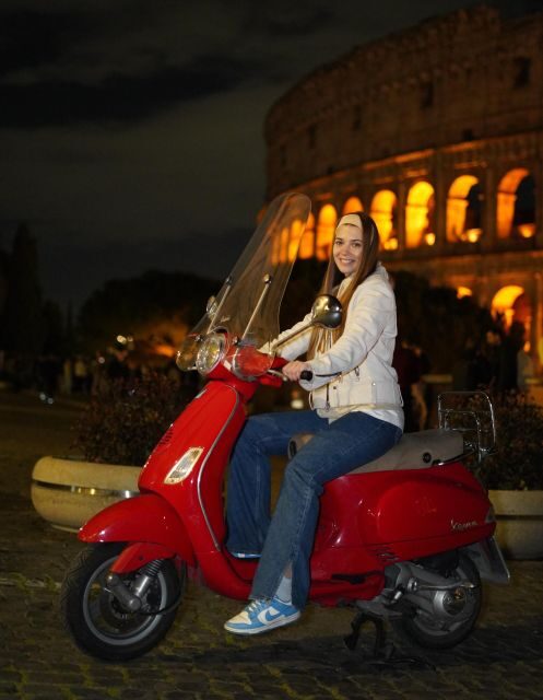 Rome: Vespa Scooter Night Tour with Pro Photographer service - FAQ