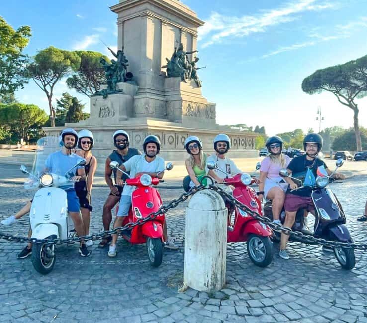 Rome: Vespa tour When in Rome with Dessert and Photography - Key Points