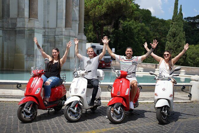 Rome Vespa Tour with Tiramisu - Key Points