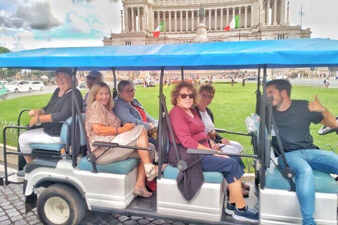 Rome WOW Golf Cart 4 Hour Tour with Artisan Gelato - Key Points