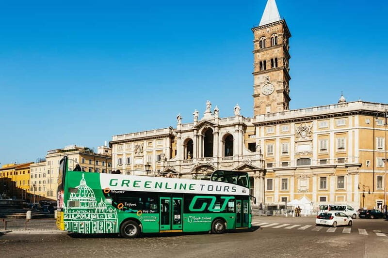 Rome:Hop-On Hop-Off Panoramic Open Bus Ticket 3 Circuits x 1 - Key Points