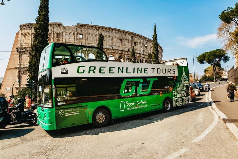 Rome:Hop-On Hop-Off Panoramic Open Bus Ticket 3 Circuits x 1 - An In-Depth Look at the Tour