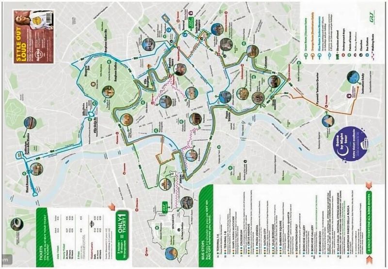 Rome: Hop-On Hop-Off Panoramic Bus Ticket - Access 3 Routes - Villa Borghese and Barberini Square: when you want views plus breathing room