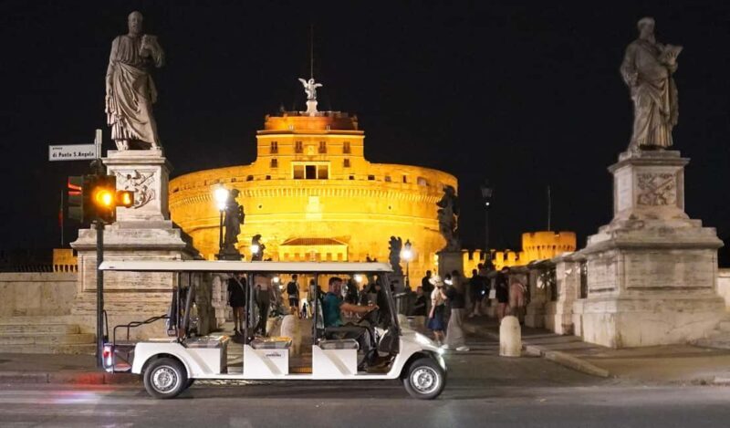 Rome's Golden Hour Golf Cart Tour - Key Points