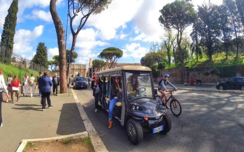 Romes Top Highlights Tour by Luxury Golf Cart - Key Points