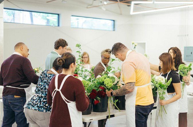 Rooftop Flower Arranging Workshop With Skyline Views - The Price and Value