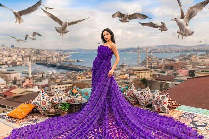 Rooftop Flying Dress Photo Shoot in Istanbul - Key Points