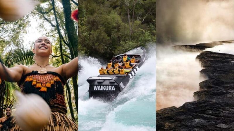 Rotorua: Jet Boat, Waiotapu, and Te P T Tour with Dinner - Key Points