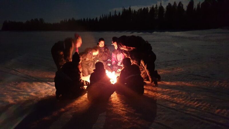 Rovaniemi: Aurora Borealis Snowmobile Safari with Campfire - Key Points