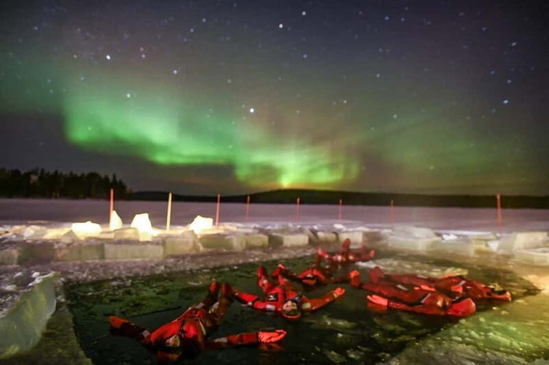 Rovaniemi: Ice Floating in Forest Lake with Aurora Borealis - Key Points