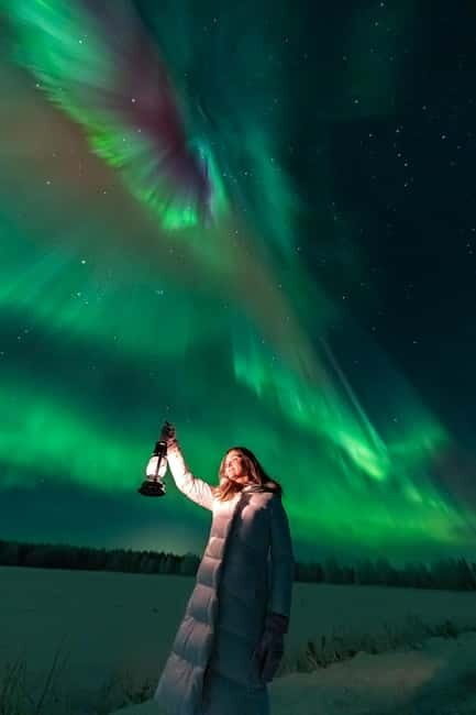 Rovaniemi: Northern Lights Group Tour with Guaranteed View - Key Points