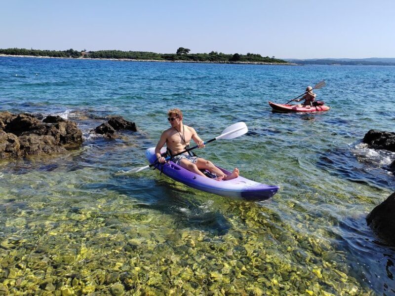 Rovinj: Golden Cape Desert Islands Kayak & Snorkeling Tour - Key Points