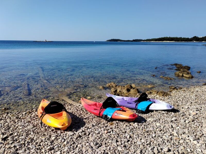 Rovinj: Golden Cape Desert Islands Kayak & Snorkeling Tour - Discovering Rovinj’s Archipelago: What to Expect